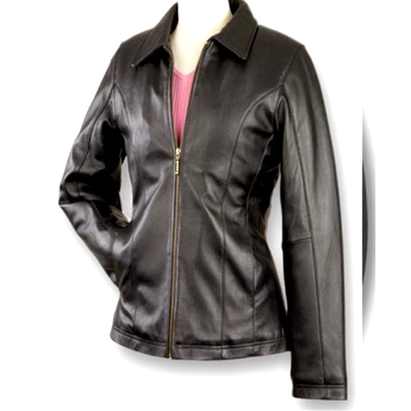 BURK’S BAY LEATHER Ladies Coat Jacket - Picture 4 of 15
